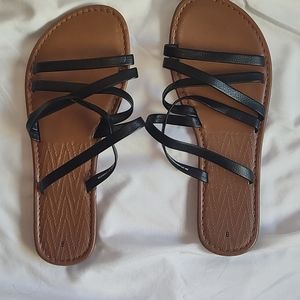 Strappy slip on Sandal